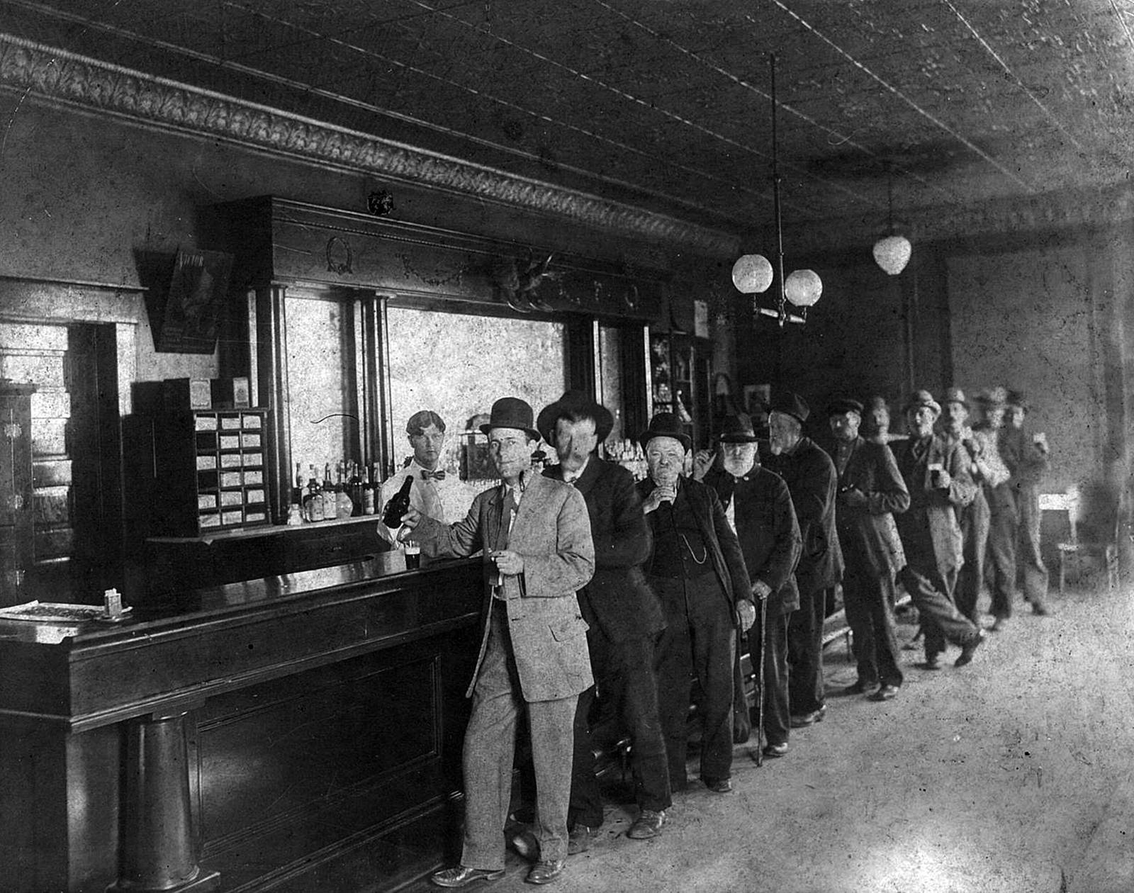 Nick Fink's Bar circa 1888